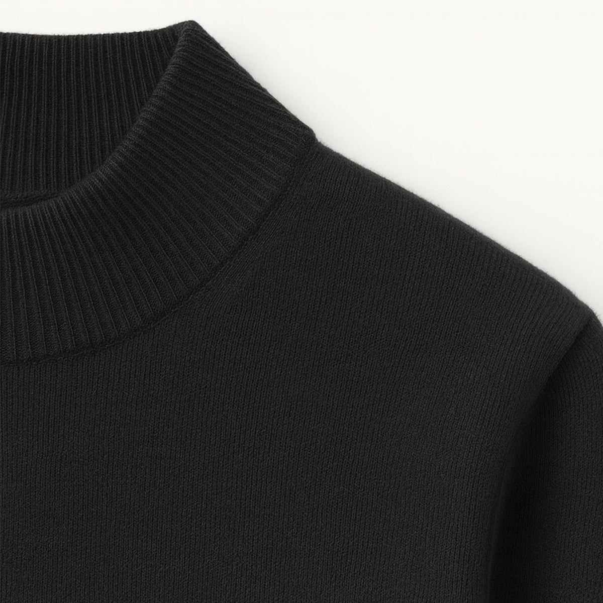 Men's Mock Neck Knit Sweater