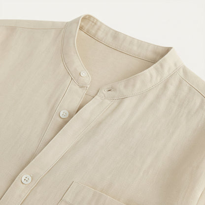 Men's Linen Long Sleeve Shirt