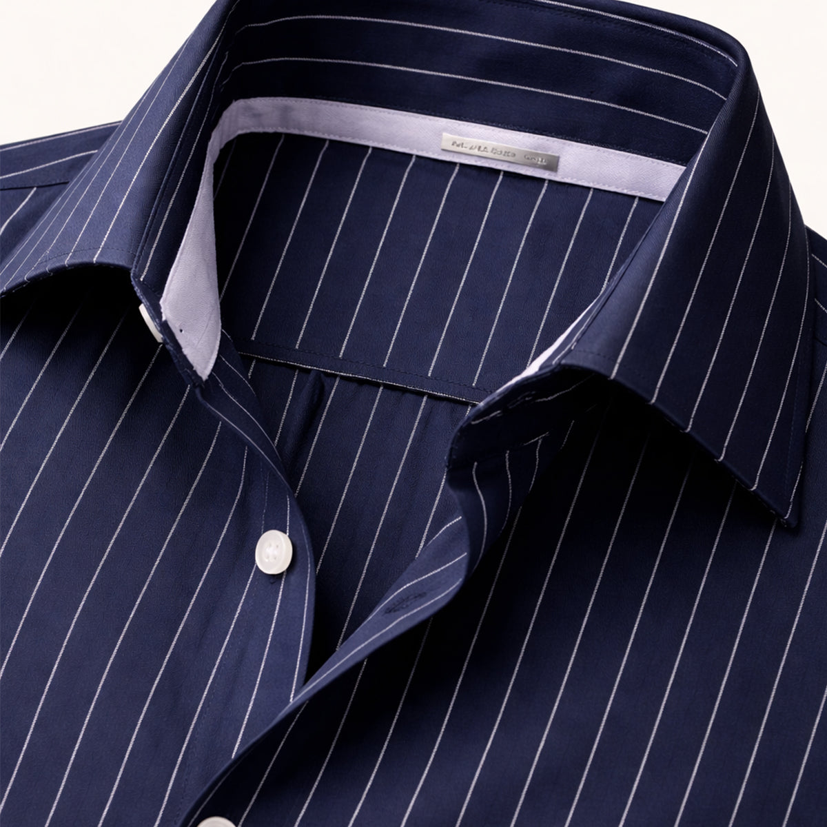 Men's Slim Fit Striped Button Up Shirt