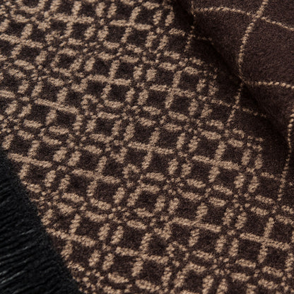Men's Cashmere Merino Scarf Burgundy