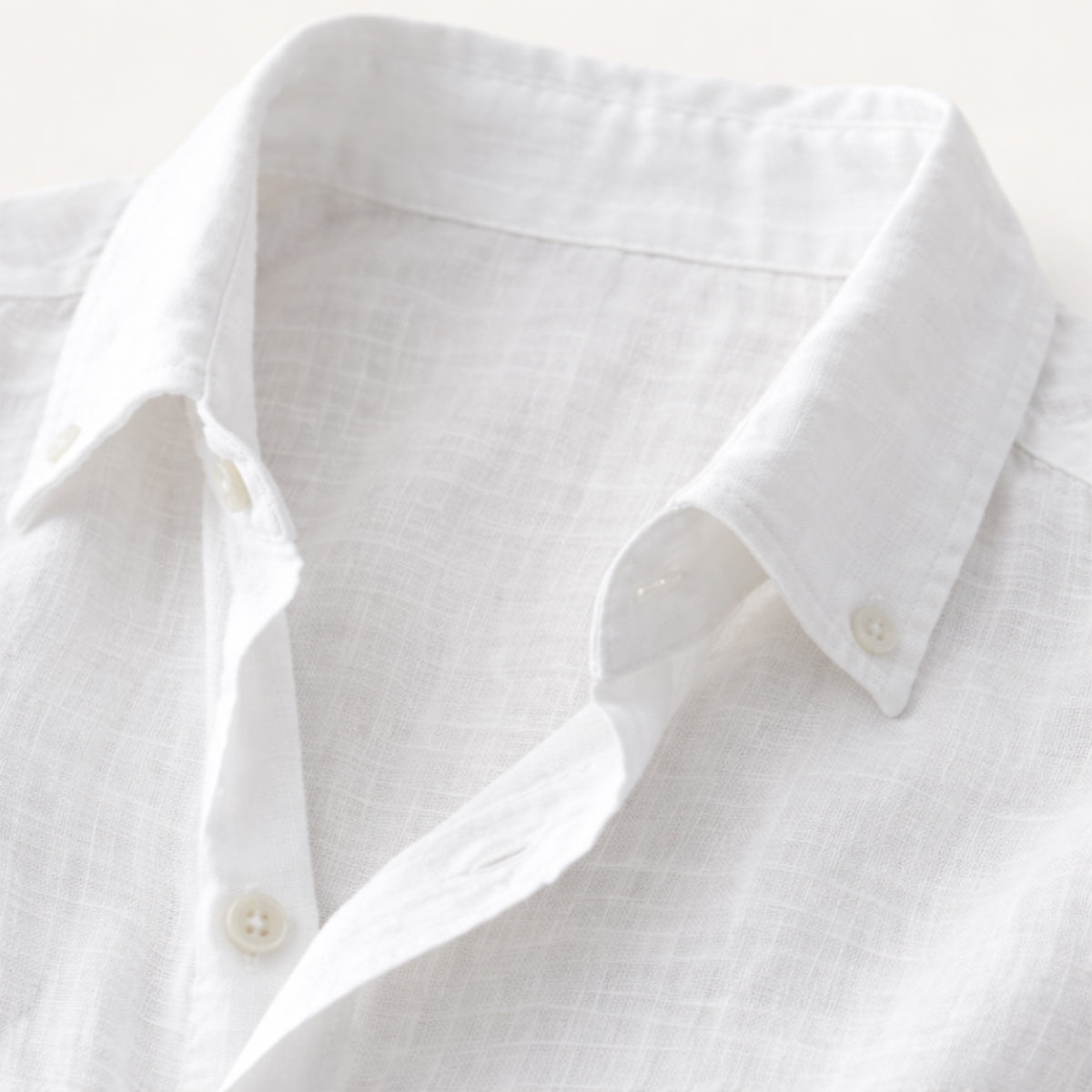 Men's Cotton Linen Button Up Beach Shirt