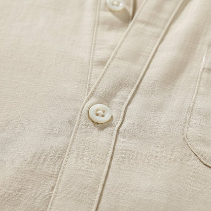 Men's Linen Long Sleeve Shirt