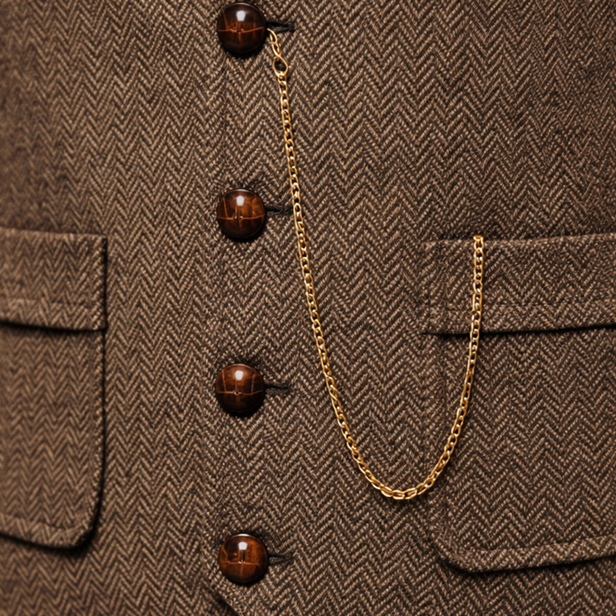 Men's Classic Tweed Waistcoat
