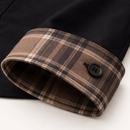 Men's Plaid Dress Shirt Casual Button Up