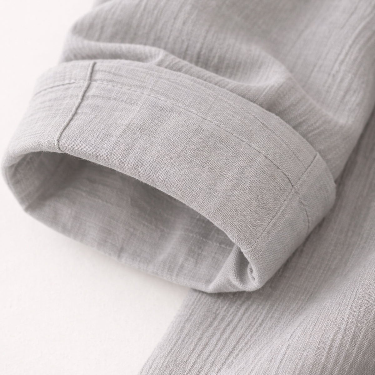 Men's Slim Fit Dress Shirt Gray Cotton