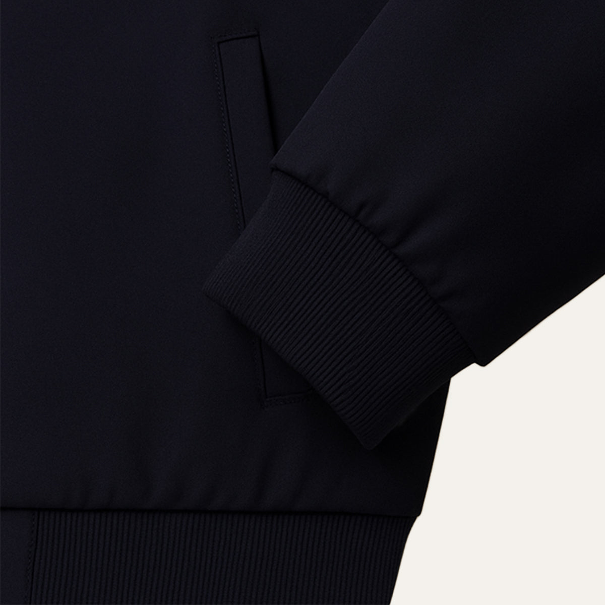 Men's Fleece Lined Windbreaker Lightweight Bomber Jacket