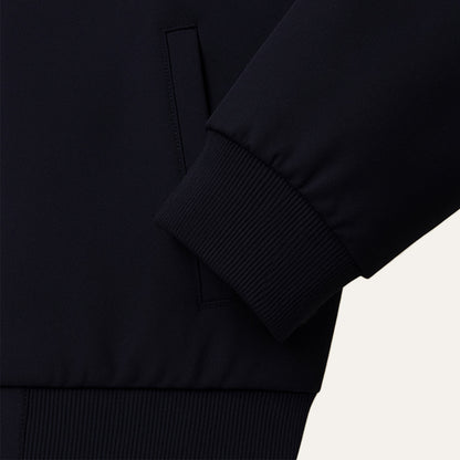 Men's Fleece Lined Windbreaker Lightweight Bomber Jacket