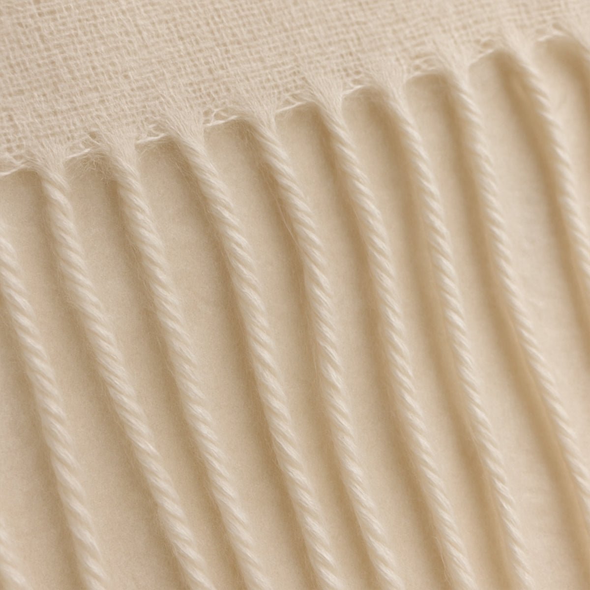 Men's Cashmere Merino Scarf White