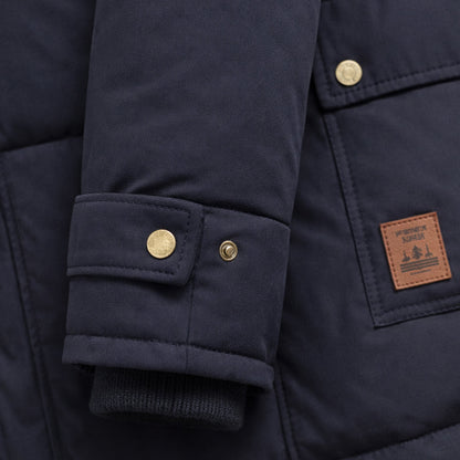 Men's Winter Parka Jacket Warm Fur Collar