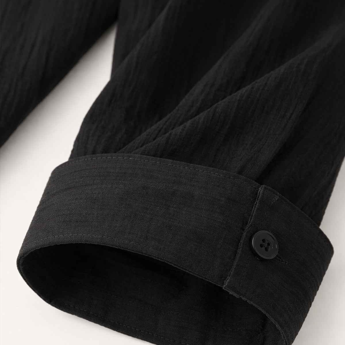 Men's Slim Fit Dress Shirt Black Cotton