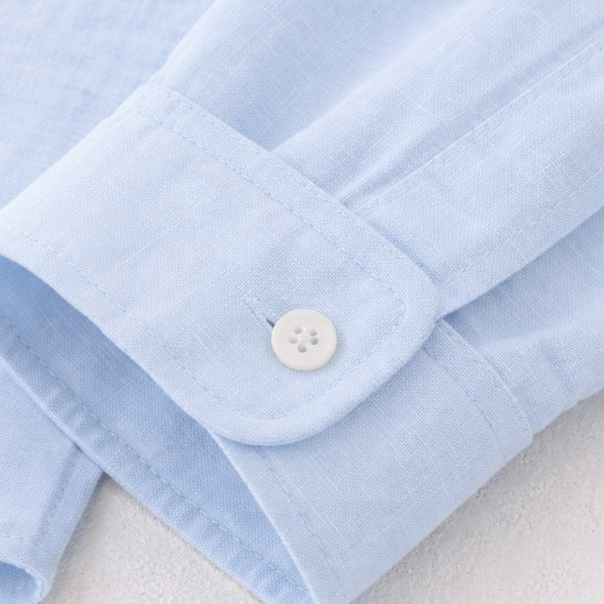 Men's Cotton Linen Button Up Shirt Lightweight