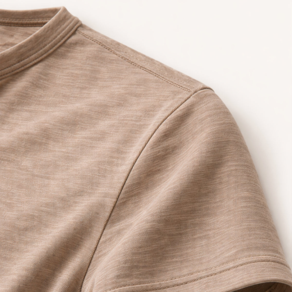 Men's Casual Henley T Shirt Summer Cotton