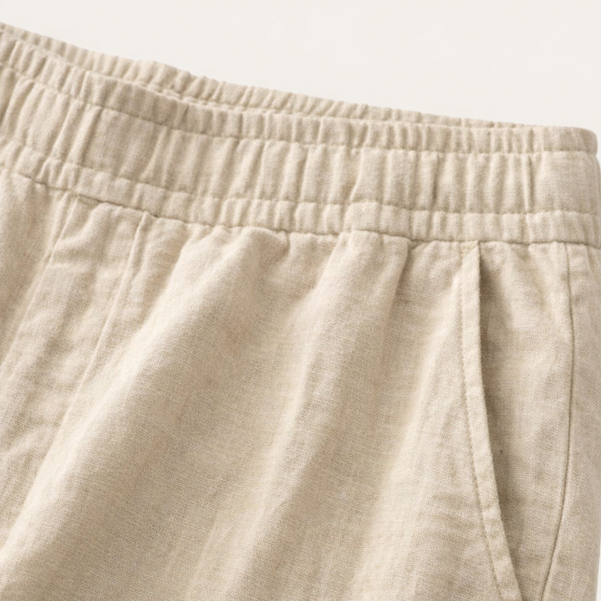 Men's Linen Beach Shirt And Pants Set