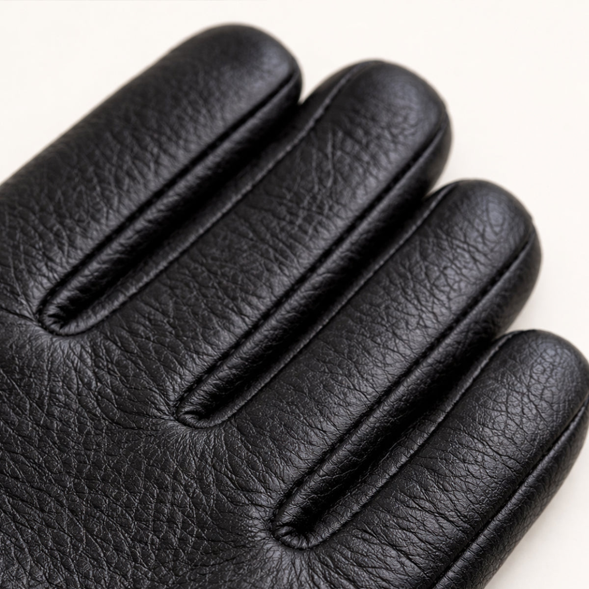 Men's Leather Wool Lined Driving Gloves