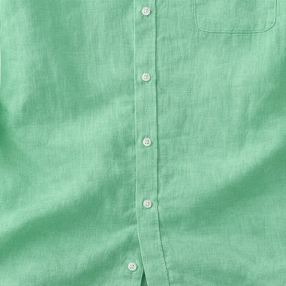 Men's Cotton Linen Summer Shirt Lightweight