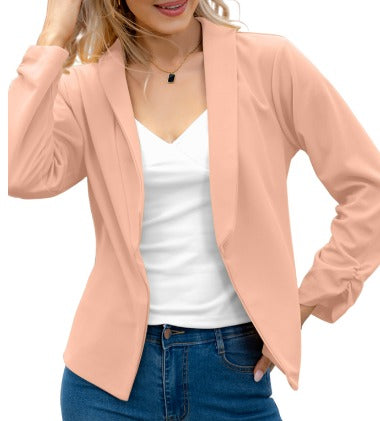 Women's Open Front Casual Blazer - VibreMode