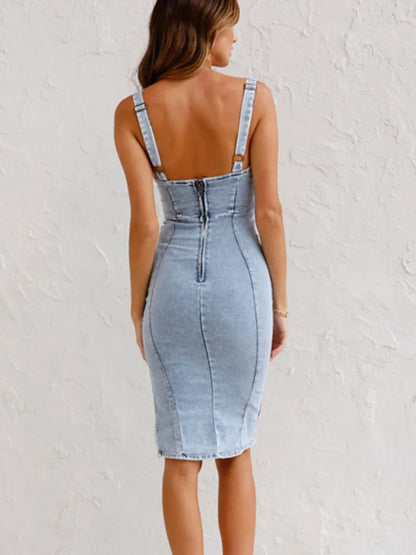 Trendy Slim Fit Jeans Dress