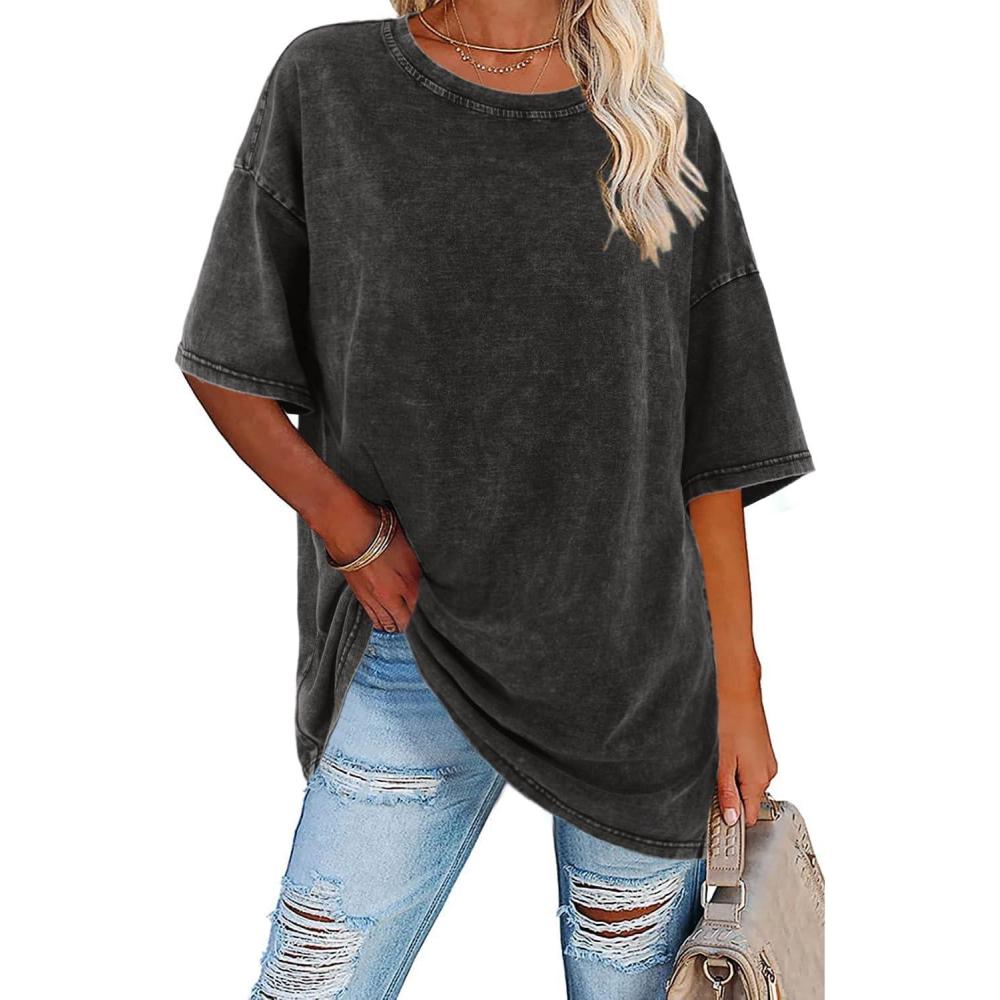 Relaxed Fit Classic Ladies Tee Shirt - VibreMode