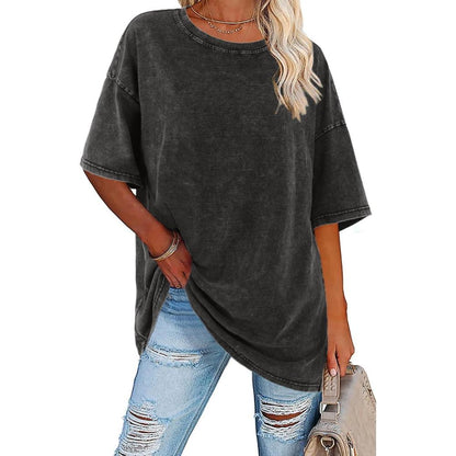 Relaxed Fit Classic Ladies Tee Shirt - VibreMode