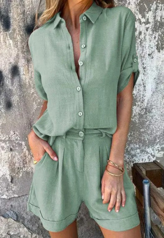 Comfortable Athletic Shorts and Top Outfit