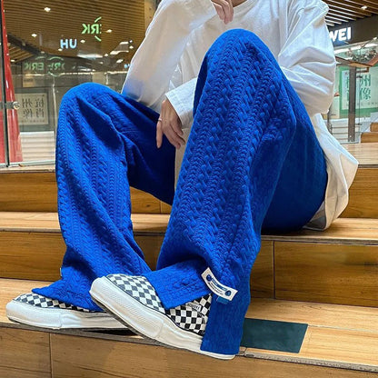 Soryu Men's Braided Knit Sweatpants - VibreMode
