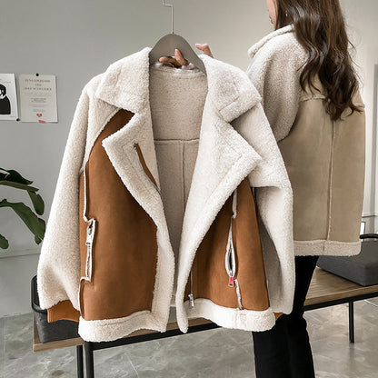Warm Women's Fuzzy Winter Coat