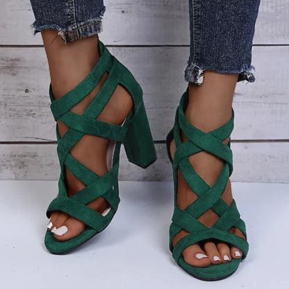 Women's Suede Balance Heels