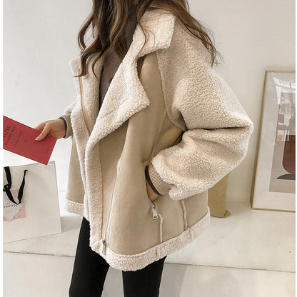 Warm Women's Fuzzy Winter Coat - VibreMode