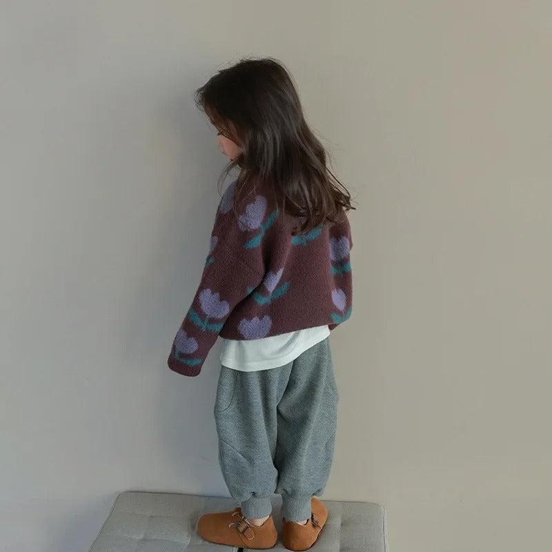 Kids Floral Sweater