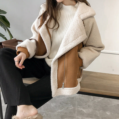 Warm Women's Fuzzy Winter Coat