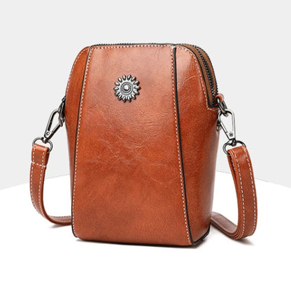 Women's Shoulder Bag Leather Stylish Brown