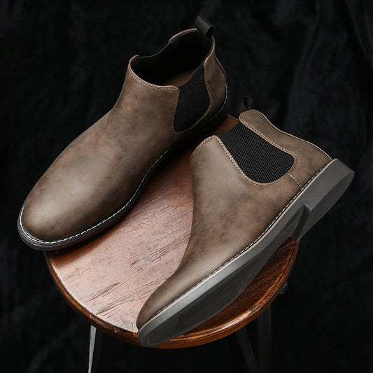 Aldridge Men's Chelsea Boots Leather - VibreMode