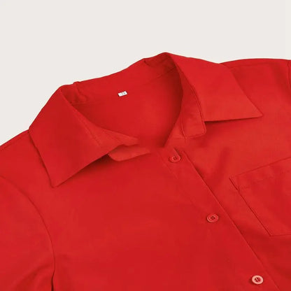 Elegant Women's Shirt Dress