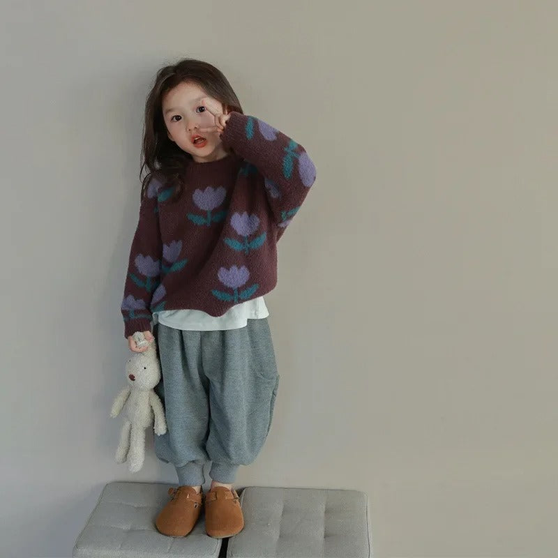 Kids Floral Sweater - VibreMode