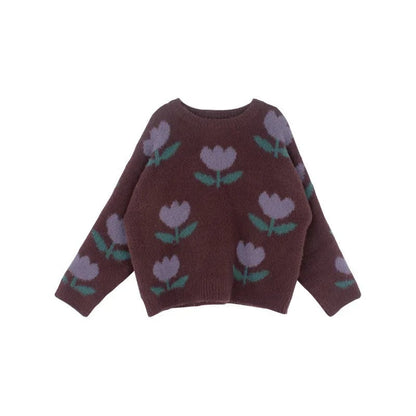 Kids Floral Sweater