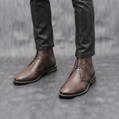 Men's Lace-Up Ankle Boots