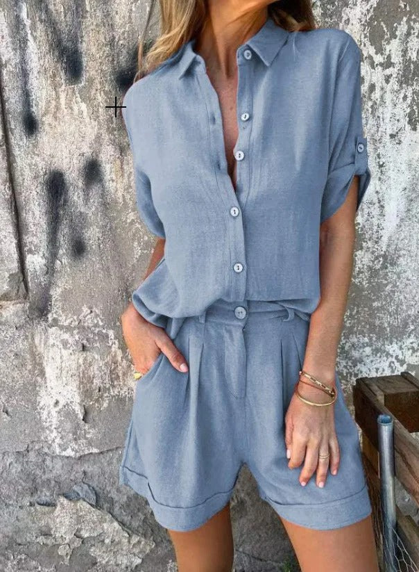 Comfortable Athletic Shorts and Top Outfit