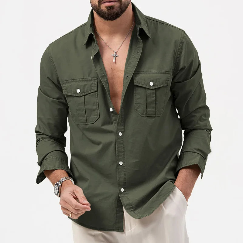 Men's Slim Fit Utility Shirt