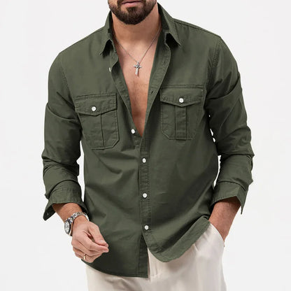 Men's Slim Fit Utility Shirt
