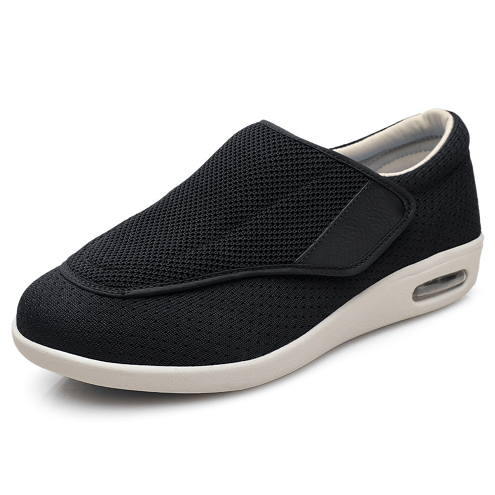 Comfortable Wide Fit Walking Shoes for Diabetics with Adjustable Strap - VibreMode