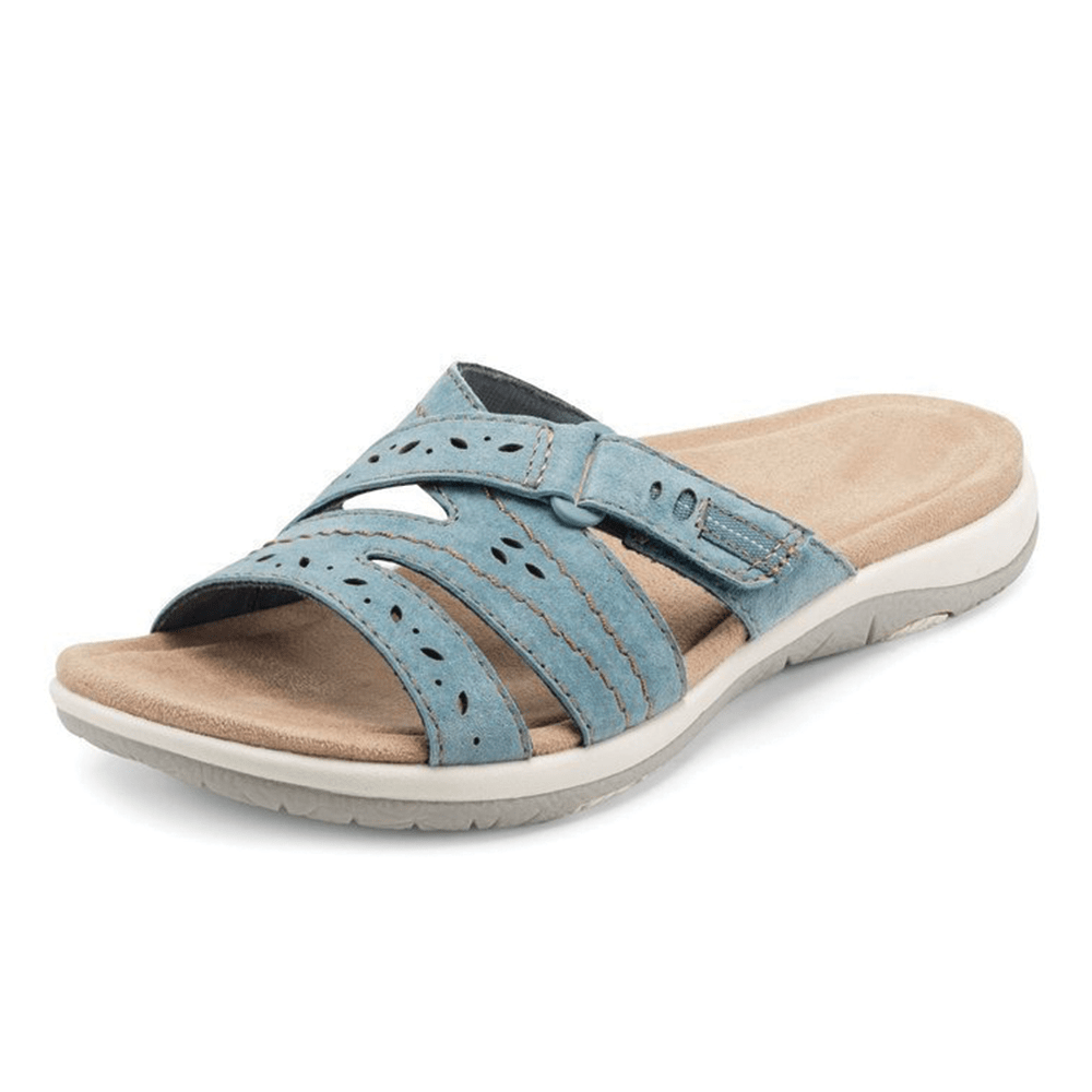 Comfortable Wedge Sandals for Women Canvas Strap Open Toe Shoes