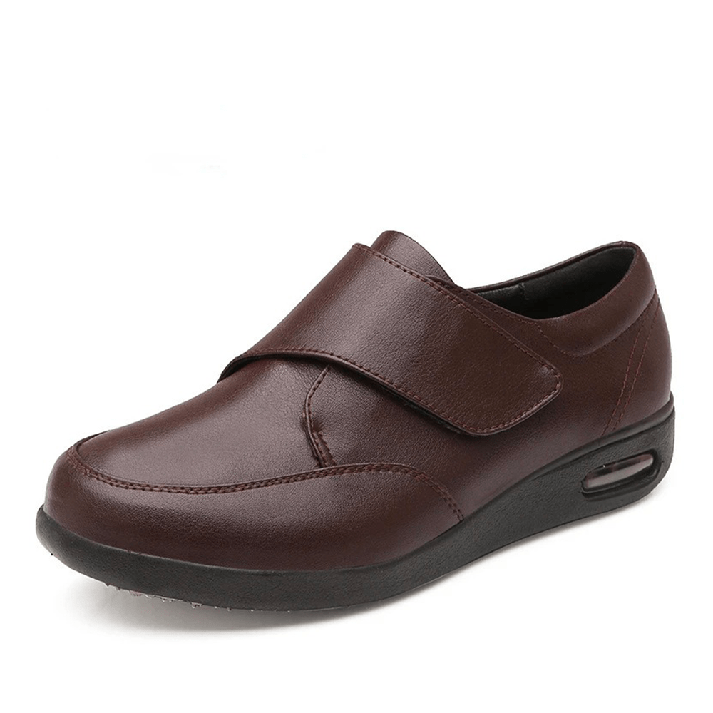 Comfortable Leather Walking Shoes with Air Cushion - VibreMode
