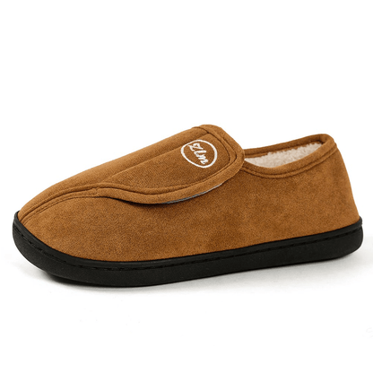 Comfortable Mens Wide Fit Slipper Shoes Soft Lined