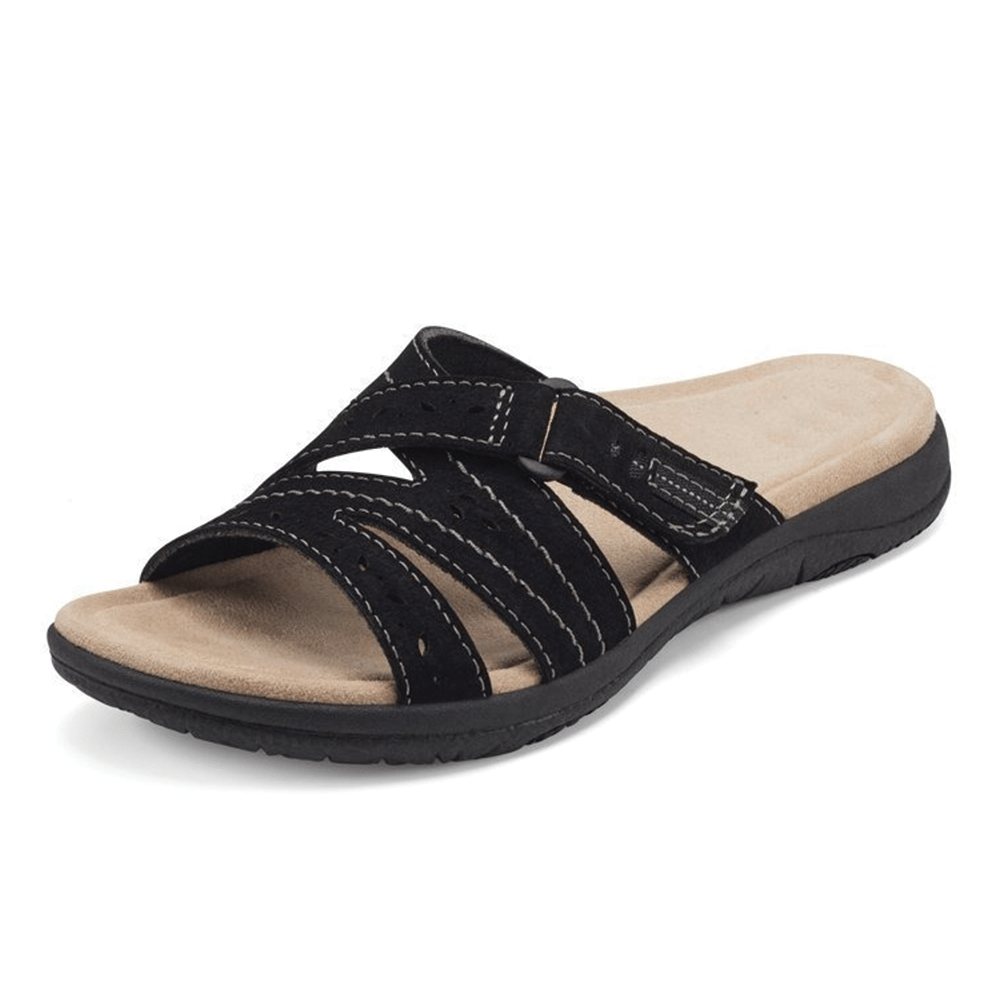 Comfortable Walking Sandals for Women Breathable Hook Loop Shoes - VibreMode