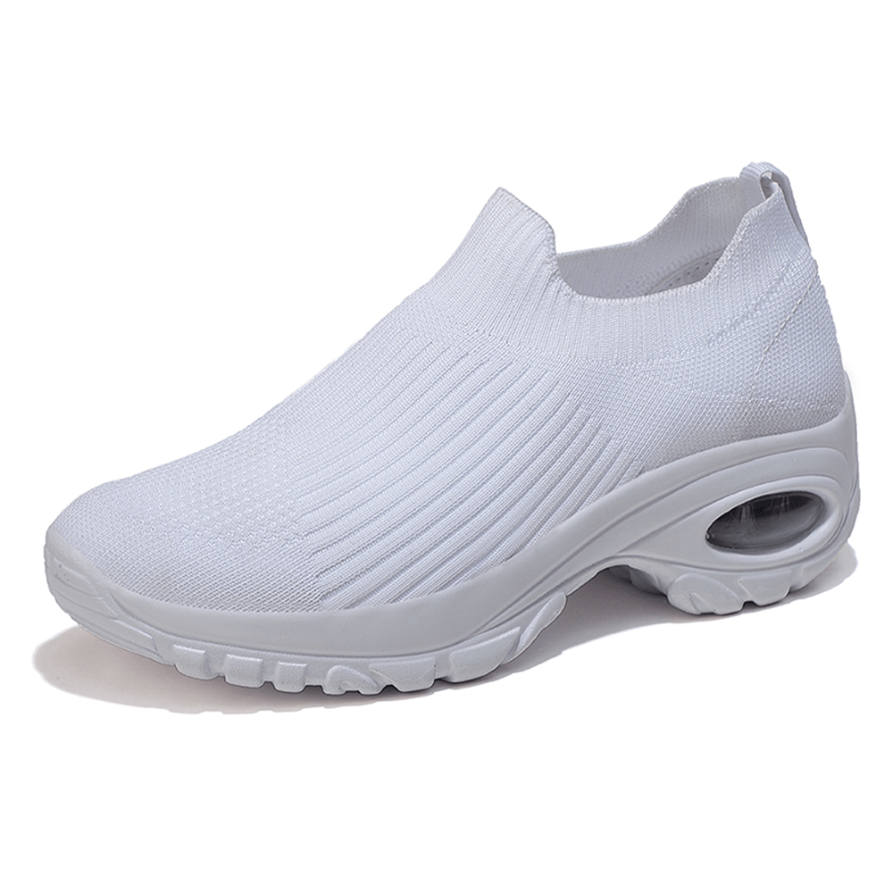 Women's Lightweight Airy Platform Sneakers Comfortable Walking Shoes - VibreMode