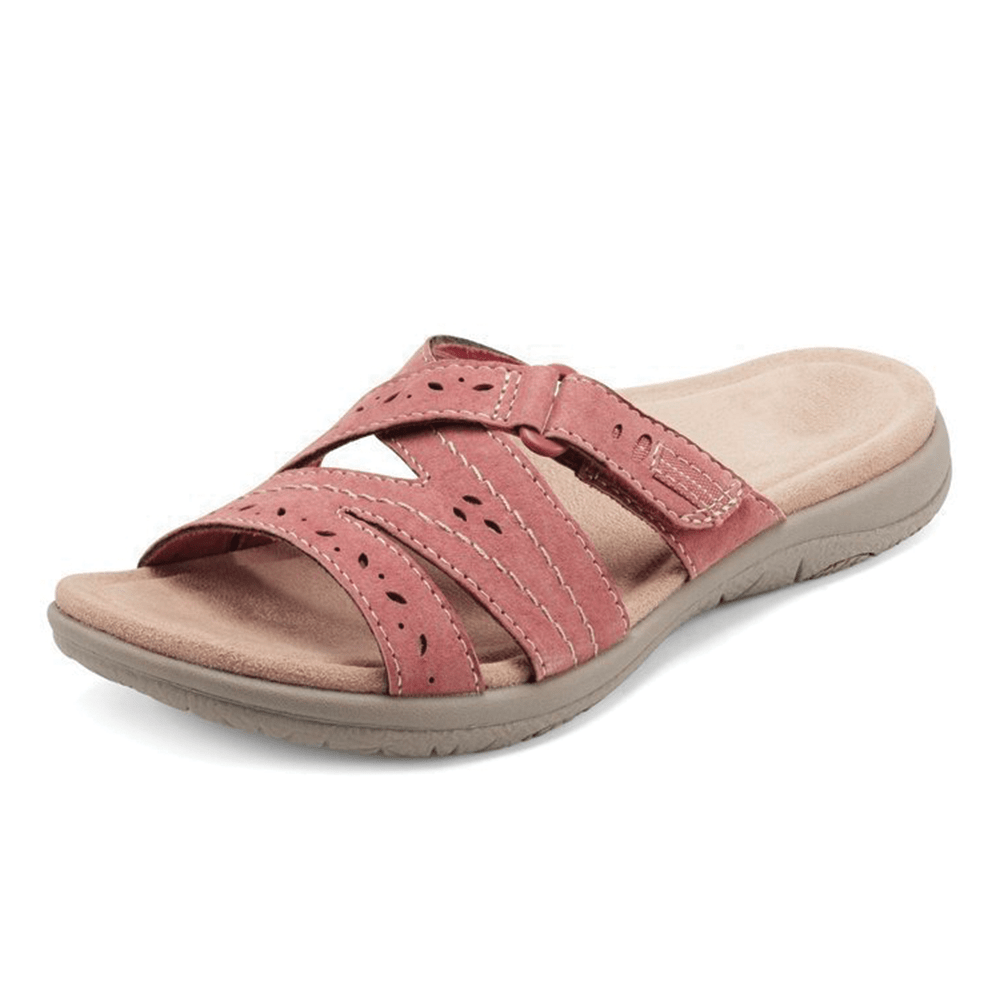 Comfortable Walking Sandals for Women Breathable Hook Loop Shoes