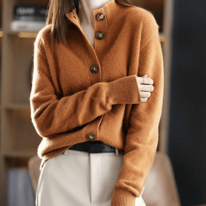 Women's Cashmere Cardigan Soft Elegant Sweater