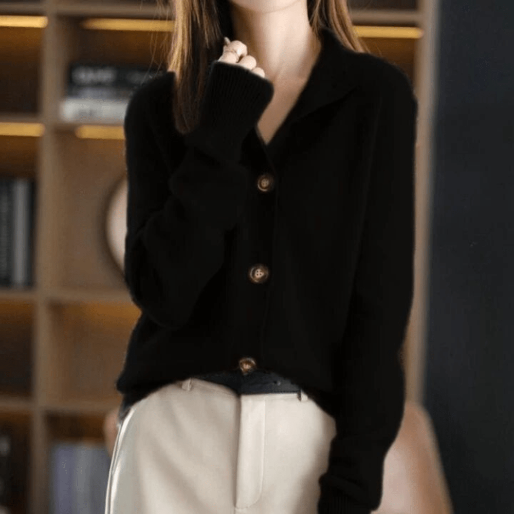 Women's Cashmere Cardigan Soft Elegant Sweater