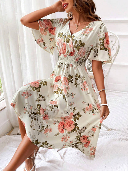 Image of Maisie | Women's Floral A-Line Midi Dress