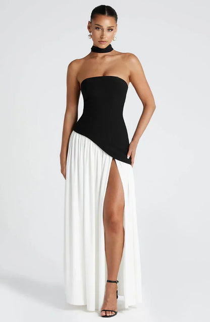 Elegant Ladies Long Formal Asymmetrical Dress